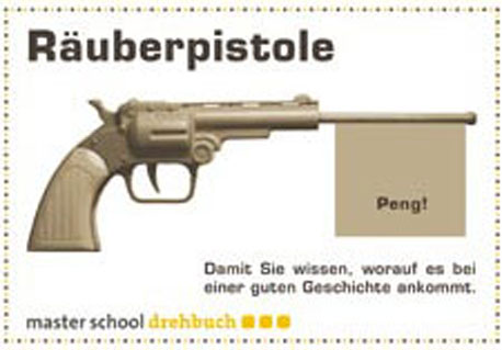 masterschool-drehbuch postkarten räuberpistole